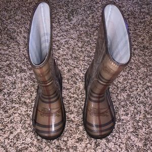 Unisex Burberry Rain Boots for kids